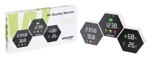 Fotografie Levenhuk Wezzer Air PRO DM50 Luftqualitätsmessgerät,  3