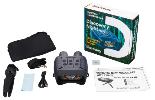 Fotografie Levenhuk Discovery Night BL10 Digitales Nachtsicht-Fernglas mit Stativ,  2