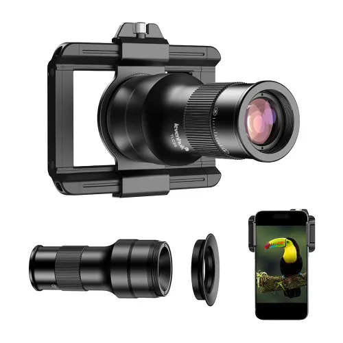 Foto Levenhuk Kelvin TLC25 Smartphone Telekular und Mikrokular,  2