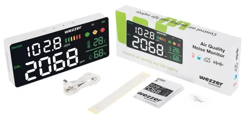 Bild Levenhuk Wezzer Air PRO CN20 Luftqualitäts-Lärm-Monitor,  2