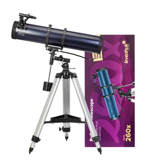 Fotografie Levenhuk New Skyline PLUS 130/900 EQ2 Teleskop,  2