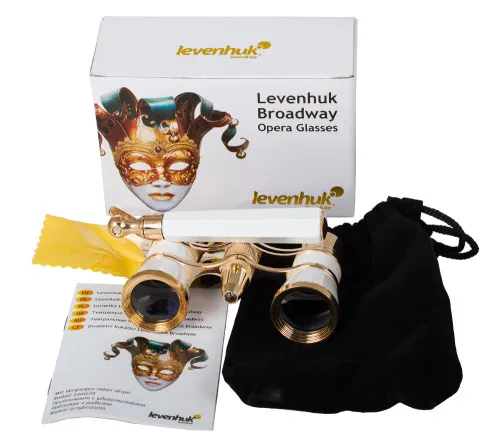 Abbildung Levenhuk Broadway 325N Opernglas (schwarz Lorgnette mit LED-Licht),  8