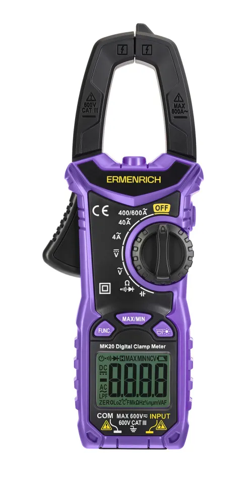 Foto Ermenrich Ping MK20 Digitale Strommesszange,  3