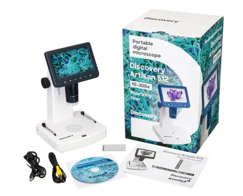 Fotografie Levenhuk Discovery Artisan 512-Digitalmikroskop,  2