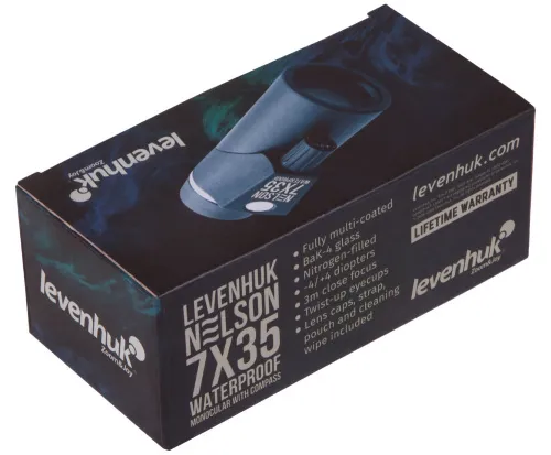 Abbildung Levenhuk Nelson 7x35 Fernrohr mit Absehen und Kompass,  9
