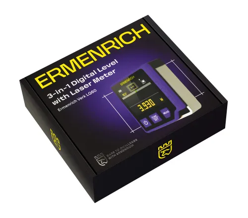 Bild Ermenrich Verk LQ60 3-in-1 Digitale Wasserwaage mit Laser-Messgerät,  9