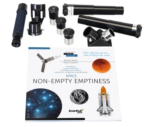 Fotografie Levenhuk Discovery Spark 809 EQ-Teleskop mit Buch,  3