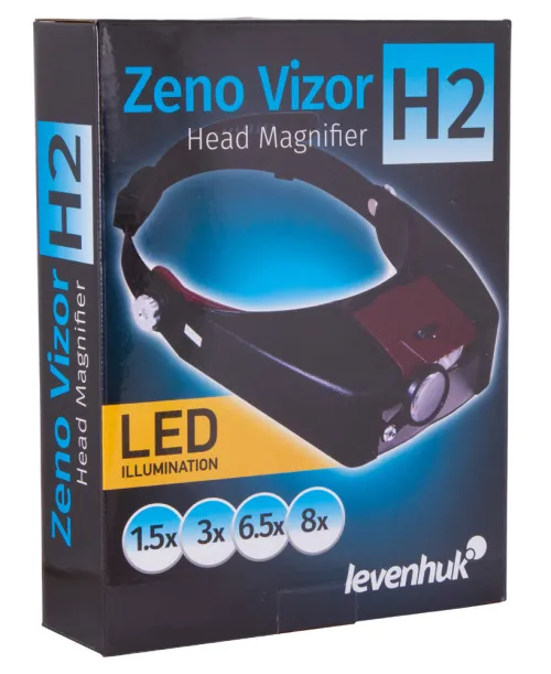Foto Levenhuk Zeno Vizor H2 Kopflupe,  12