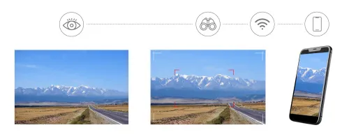 Fotografie Levenhuk Kelvin Snap 8x25 Digitales Fotomonokular,  4