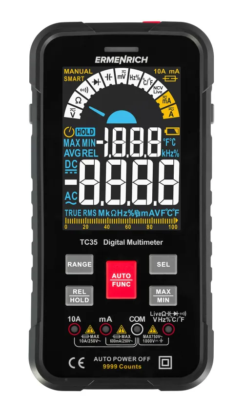 Abbildung Ermenrich Zing TC35 Digitalmultimeter,  4