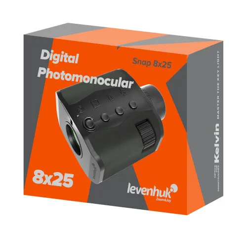 Fotografie Levenhuk Kelvin Snap 8x25 Digitales Fotomonokular,  3