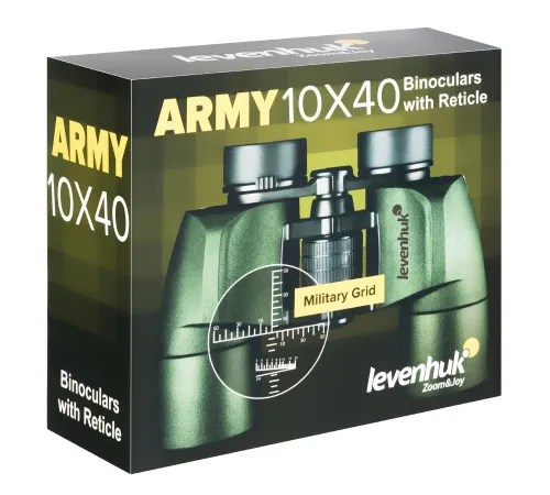 Foto Levenhuk Army 10x40 Fernglas mit Absehen,  14