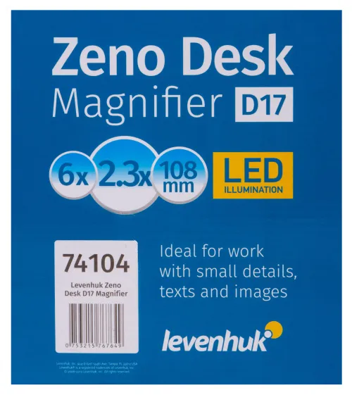Foto Levenhuk-Vergrößerungsglas Zeno Desk D17,  13