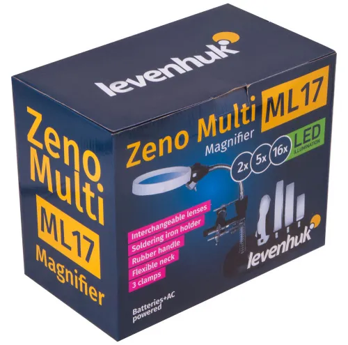 Abbildung Levenhuk-Vergrößerungsglas Zeno Multi ML17 Schwarz,  12