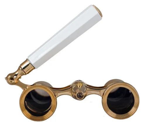 Abbildung Levenhuk Broadway 325N Opernglas (schwarz Lorgnette mit LED-Licht),  2