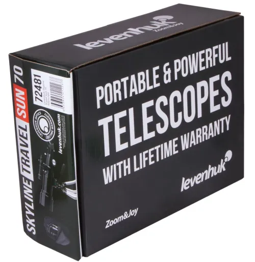 Bild Levenhuk Skyline Travel Sun 70 Teleskop,  18