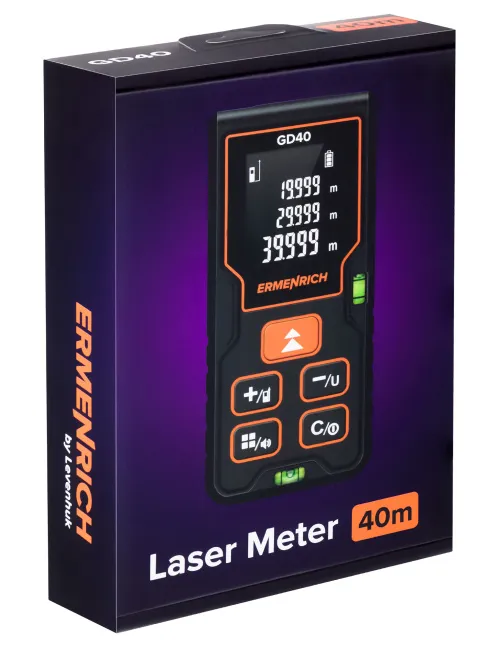Abbildung Ermenrich Reel PLUS GD40 Laser-Messgerät, schwarz,  7