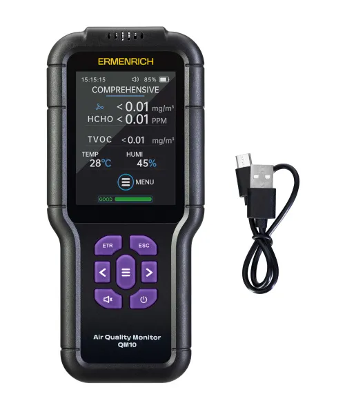 Abbildung Ermenrich QM10 Luftqualitätsmessgerät,  5