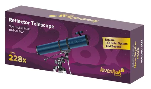 Fotografie Levenhuk New Skyline PLUS 114/900 EQ2 Teleskop,  2