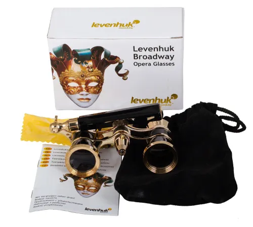 Abbildung Levenhuk Broadway 325N Opernglas (schwarz Lorgnette mit LED-Licht),  9
