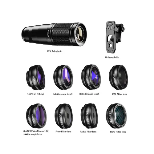 Bild Levenhuk Kelvin SLS10 Objektiv-Set für Smartphone,  6