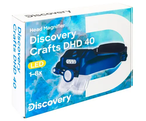 Fotografie Levenhuk Discovery Crafts DHD 40 Kopflupe,  11