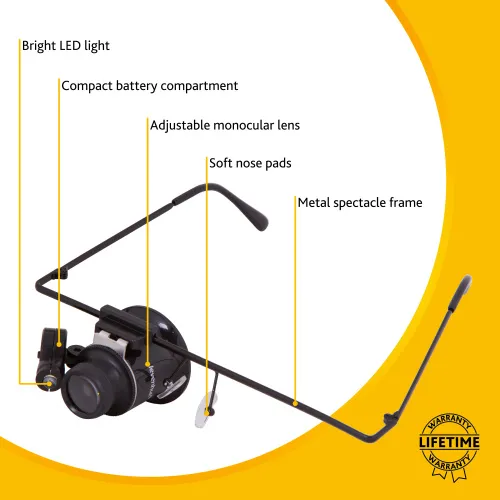 Bild Levenhuk Zeno Vizor G1 Lupenbrille,  10