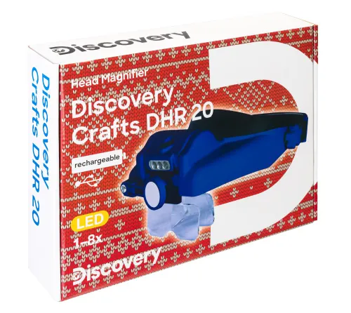 Fotografie Levenhuk Discovery Crafts DHR 20 Kopflupe, wiederaufladbar,  10