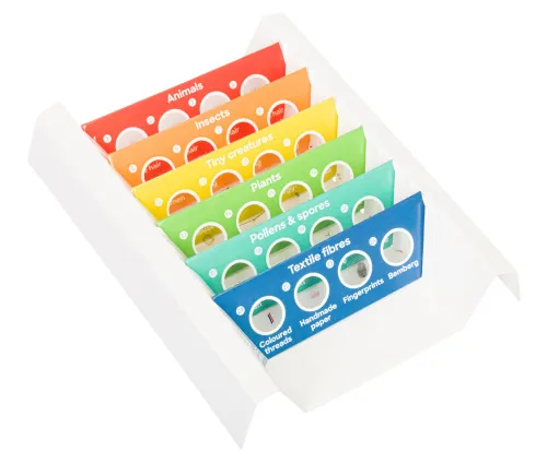 Fotografie Levenhuk Discovery Flora & Fauna – Präpariertes Pflanzen- und Lebewesen-Probenträgerset, 24 Stück,  2