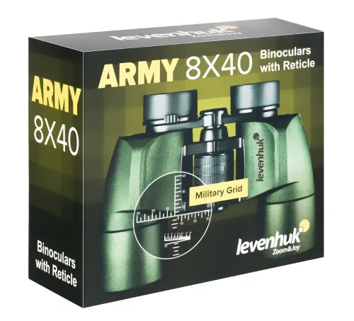 Foto Levenhuk Army 8x40 Fernglas mit Absehen,  14