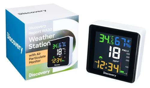 Bild Levenhuk Discovery Report WA30 Wetterstation mit Luftpartikelmessung,  2