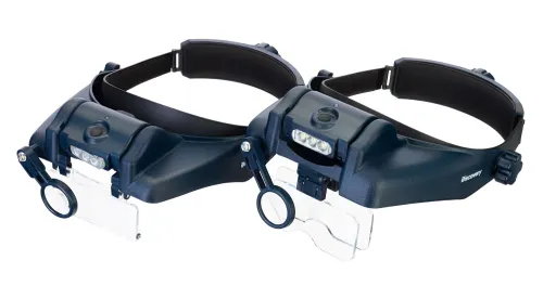 Fotografie Levenhuk Discovery Crafts DHR 20 Kopflupe, wiederaufladbar,  2