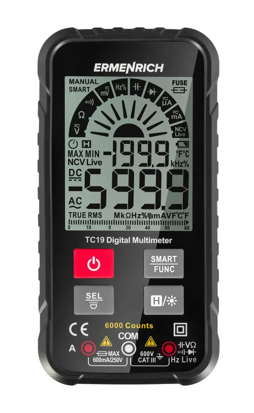 Fotografie Ermenrich Zing TC19 Digitalmultimeter,  4