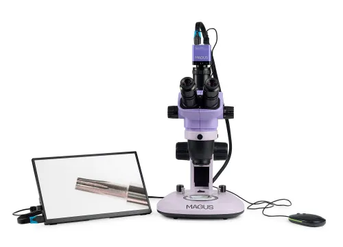 Foto MAGUS Stereo D7T LCD BASE Digitales Stereomikroskop,  5