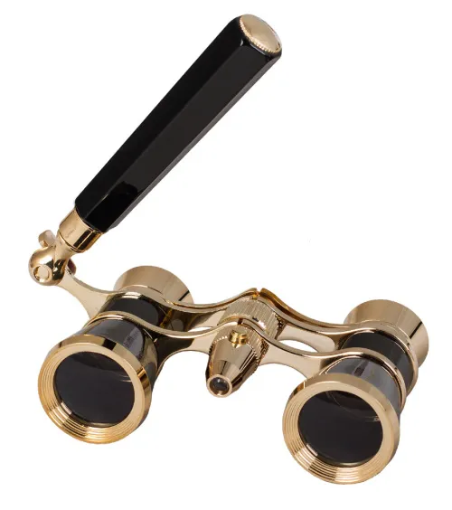 Abbildung Levenhuk Broadway 325N Opernglas (schwarz Lorgnette mit LED-Licht),  6
