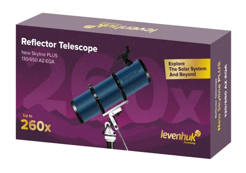 Fotografie Levenhuk New Skyline PLUS 130/650 AZ-EQA Teleskop,  2