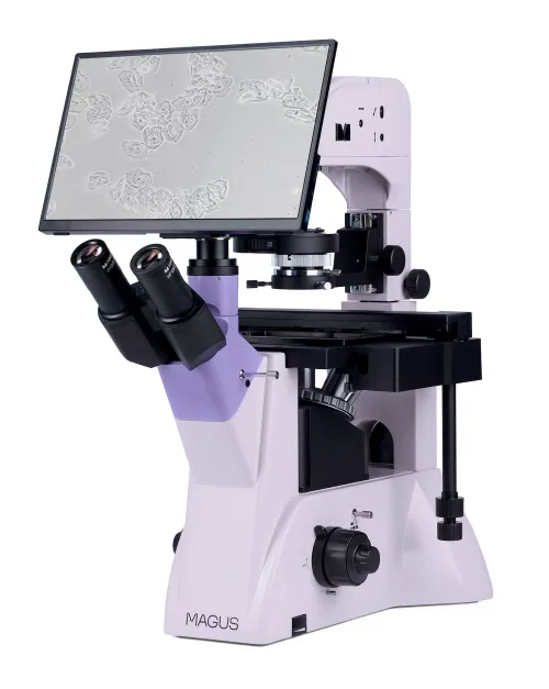 Fotografie MAGUS Bio VD350 LCD Biologisches Inverses Digital Mikroskop,  3