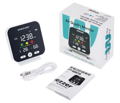 Fotografie Levenhuk Wezzer Air MC40 Luftqualitätsmessgerät,  2