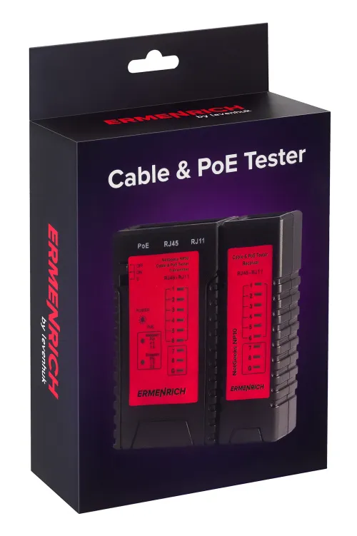 Abbildung Ermenrich NetGeeks NP10 Kabel- und PoE-Tester,  7