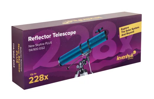 Fotografie Levenhuk New Skyline PLUS 114/900 EQ2 Teleskop,  13