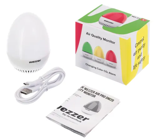 Fotografie Levenhuk Wezzer Air PRO DM20 Luftqualitätsmonitor,  2