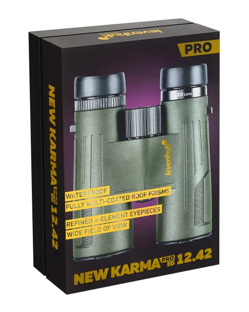 Fotografie Levenhuk New Karma PRO ED 12x42 Fernglas,  13