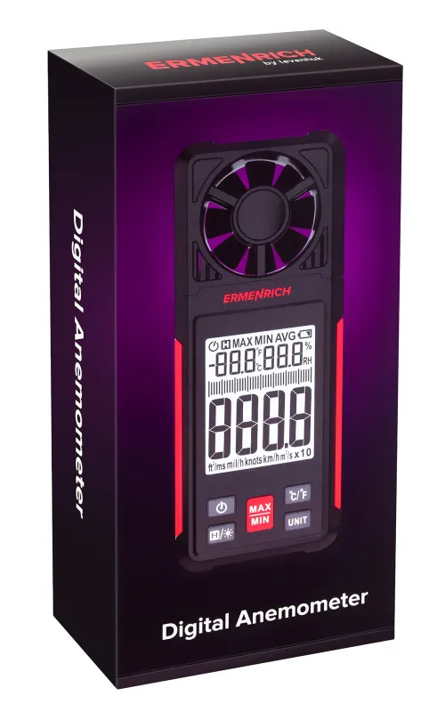 Fotografie Ermenrich Seek DN10 Digitales Anemometer,  7