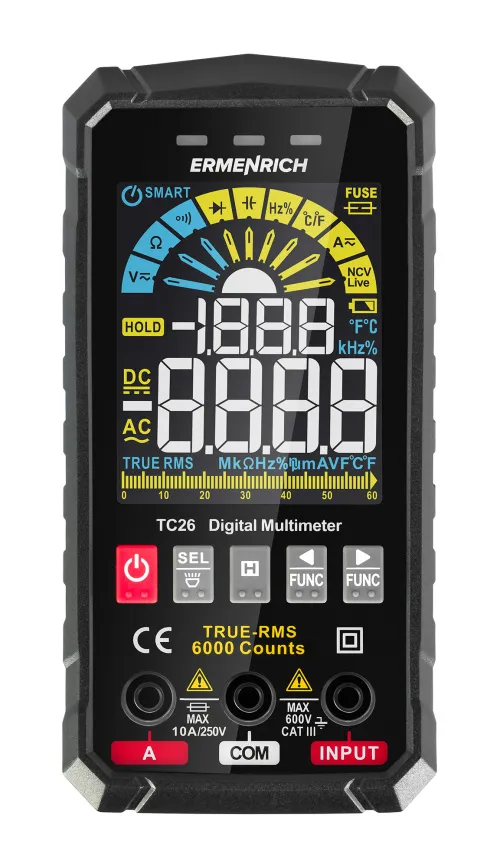 Fotografie Ermenrich Zing TC26 Digitalmultimeter,  4