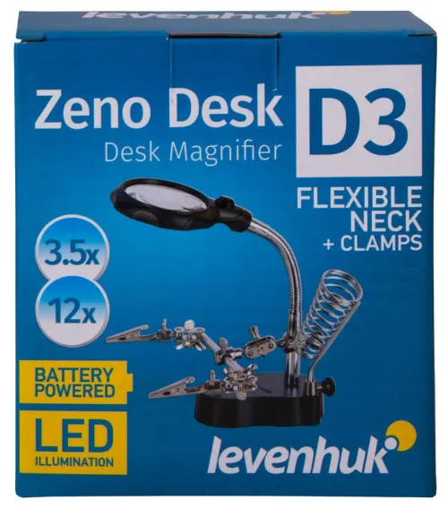 Foto Levenhuk Zeno Desk D3 Lupe,  2
