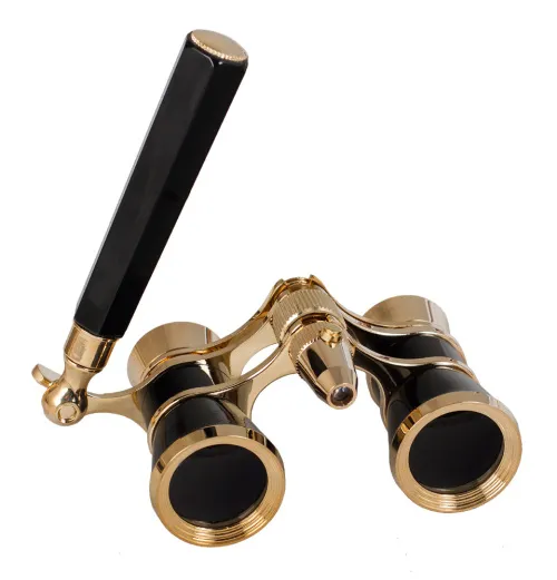 Abbildung Levenhuk Broadway 325N Opernglas (schwarz Lorgnette mit LED-Licht),  5