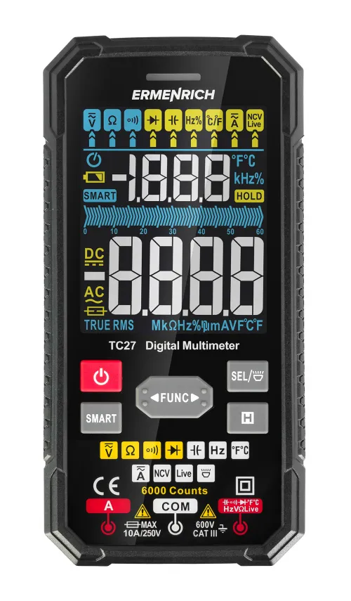 Abbildung Ermenrich Zing TC27 Digitalmultimeter,  4