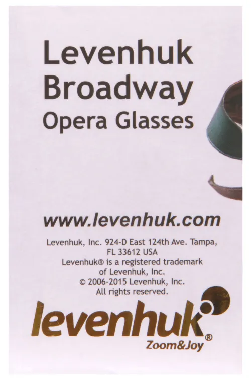 Foto Levenhuk Broadway 325F Opernglas (schwarz, mit LED-Licht und Kette),  18