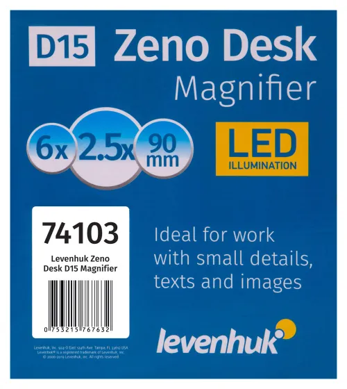 Abbildung Levenhuk-Vergrößerungsglas Zeno Desk D15,  12