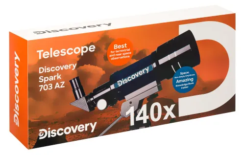 Bild Levenhuk Discovery Spark 703 AZ-Teleskop mit Buch,  12